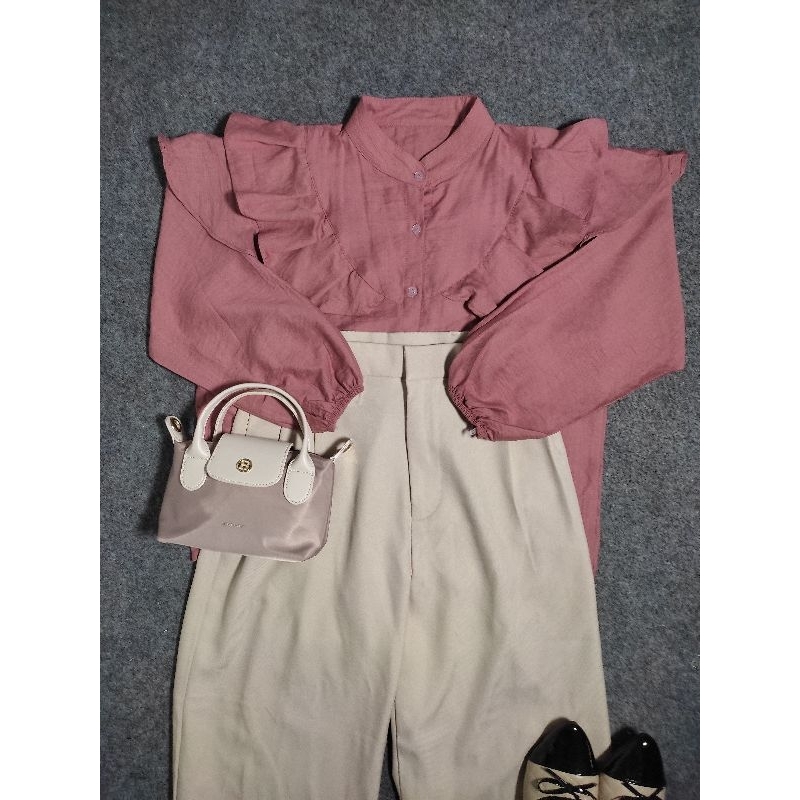 preloved ORO pants beige XL