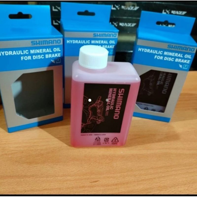 500ml minyak rem binyak mineral oil SHIMANO discbrake disc brake hidrolik hydraulic sepeda mtb lipat