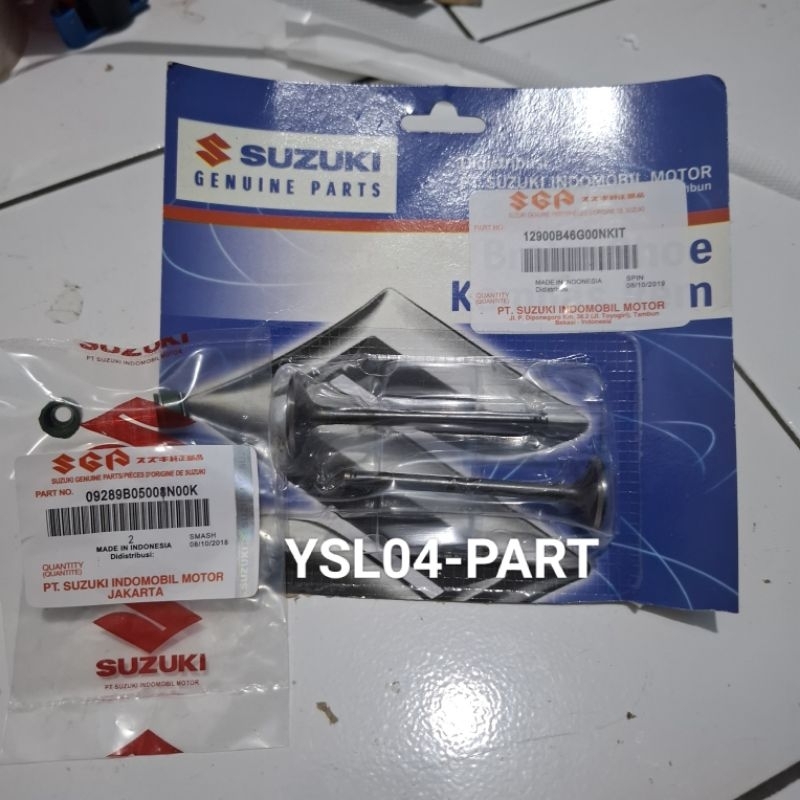 KLEP SET PLUS SIL KLEP SUZUKI SPIN 125 SKIWAVE SKYDRIVE HAYATE SGP