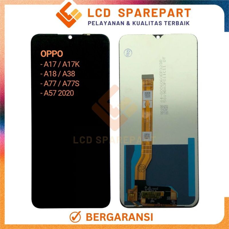 LCD Touchscreen Oppo A57 2022, Oppo A17, Oppo A77, Oppo A18, A38, A77S, A17K ORI Fullset