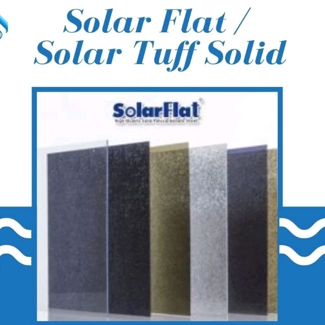 Solarflat Solartuff Solid Clear Grey Brown 1,2mm