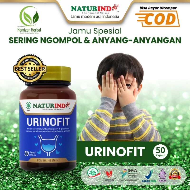 Obat Berhenti Ngompol Sering Ngompol Untuk Anak Dan Dewasa URINOFIT Isi 50 Kapsul
