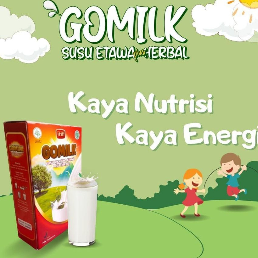 

GOMILK Susu Kambing Etawa Plus Herbal Rasa ORIGINAL - 200gram