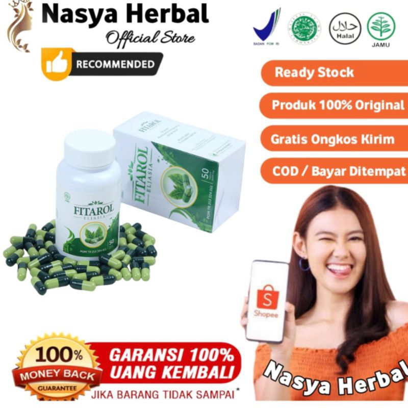 Fitarol Eljasia Herbal Obat Stroke Ringan Hipertensi Dan Menurunkan Darah Tinggi 100% Original Resmi