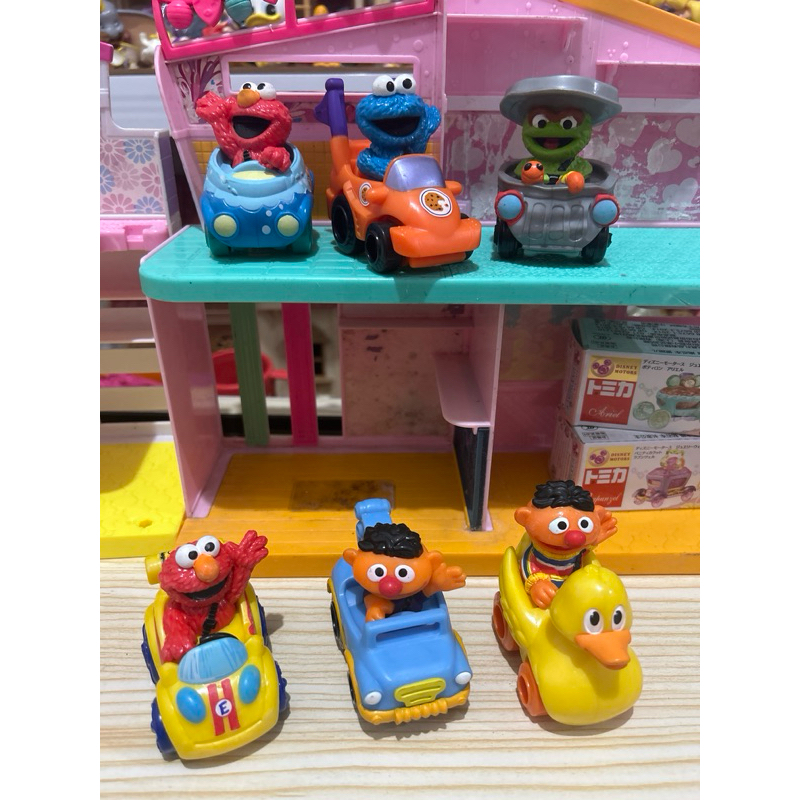 Sesame Street Ernie elmo Cookie monster Playskool Racer original hasbro