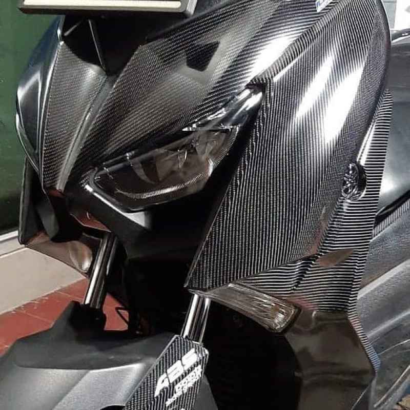 STIKER KARBON HELM/HP/MOTOR-STIKER KARBON KEVLAR TAHAN PANAS- STIKER KARBON 6D PREMIUM