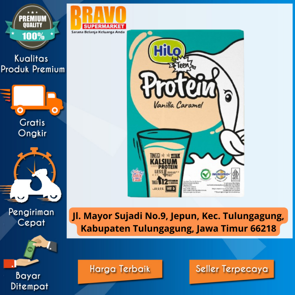 

Bravo Supermarket Tulungagung - Hilo Teen Vanilla 250gr