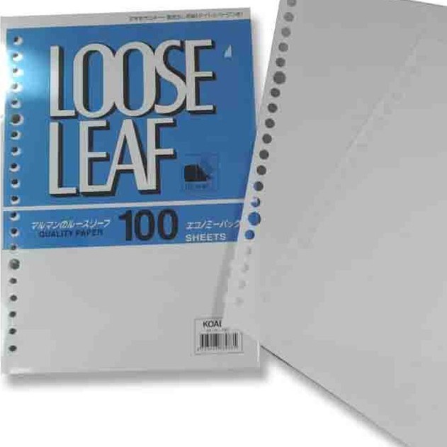 

Loose Leaf A5 Polos isi 50 lembar