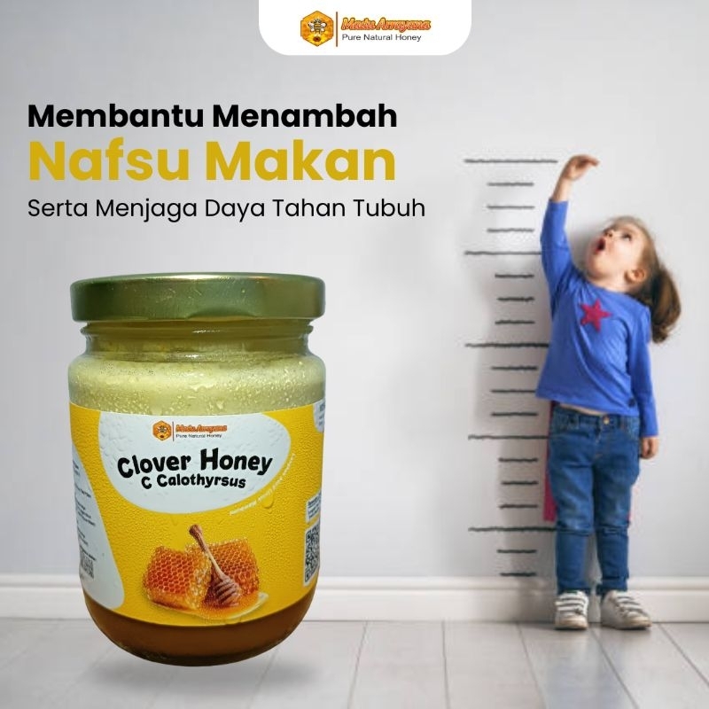 

ARRAYANA SUPER FOOD MADU ANAK PINTAR DAN NAPSU MAKAN CLOVER HONEY MADU ORIGINAL 250g