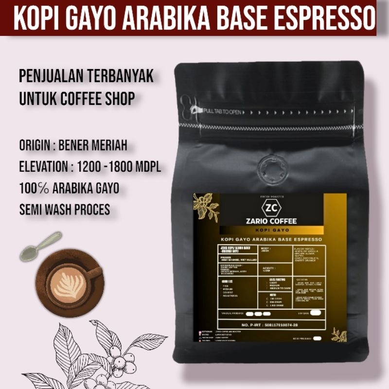 

Kopi Gayo Arabika Aceh Base Espresso | Crema Espresso All Size