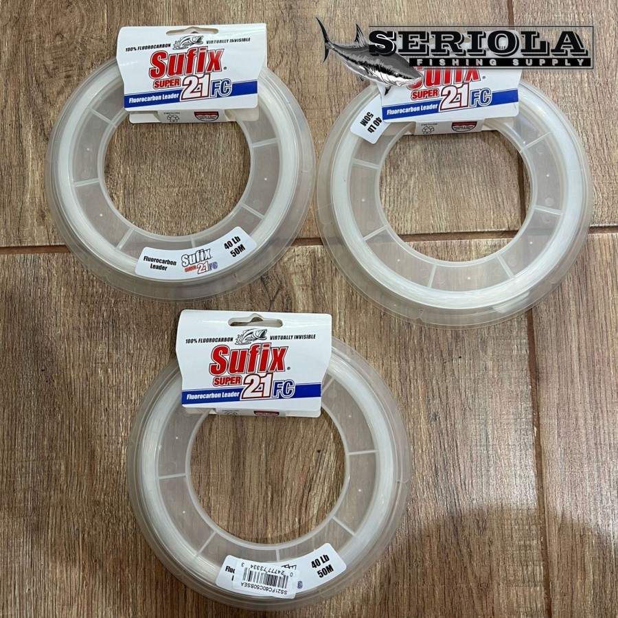 LEADER SUFIX SUPER 21FC CLEAR 50M 40lb