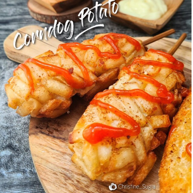 

Corndog isi full mozarella 4pcs/ corndog kentang & corndog panir/ corndog frenchfries