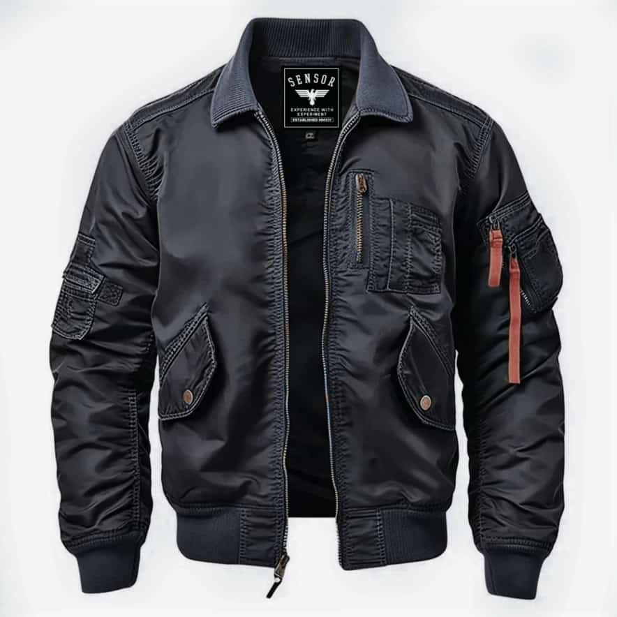 SNSR - Jaket Bomber Pilot Military Original SENSOR / Jaket Bomber Pria Taslan / Jaket Bomber Pria