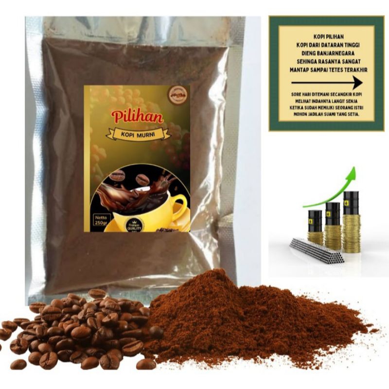 

Kopi Hitam Pilihan Alas Ceger 1kg