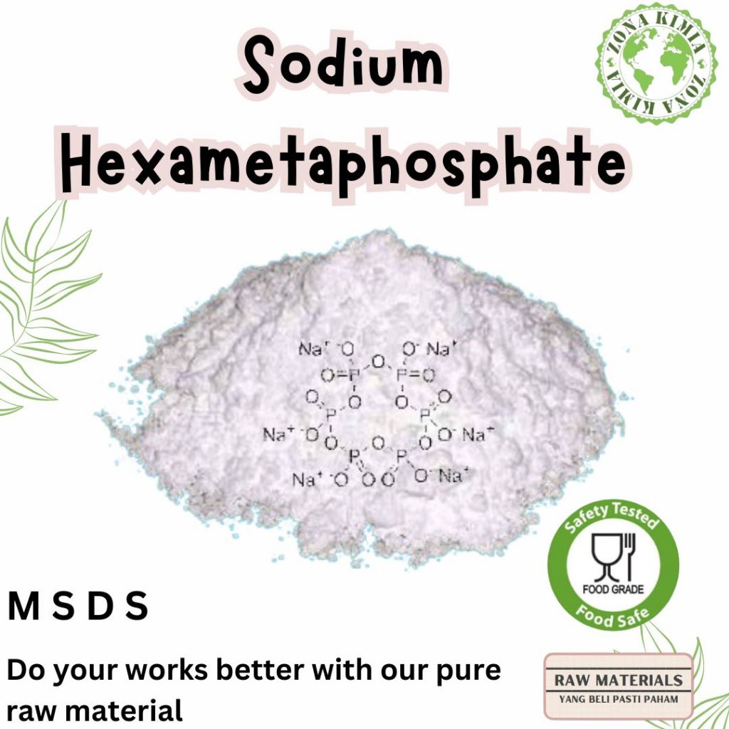 

Sodium Hexametaphospate 500gr Food Grade / SHMP Food Grade 500gr