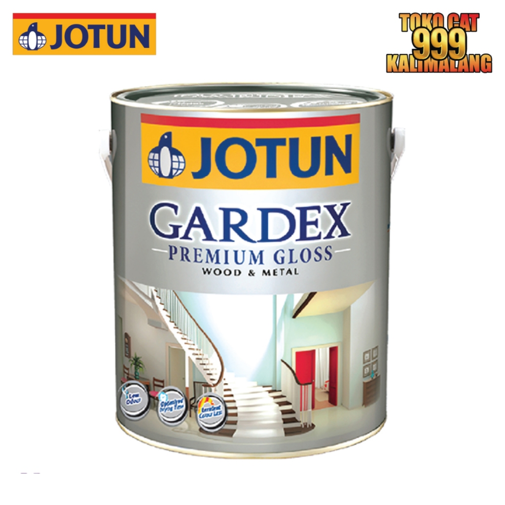 Cat Minyak Kayu Besi Jotun Gardex Premiun Gloss Warna Putih 1 Liter