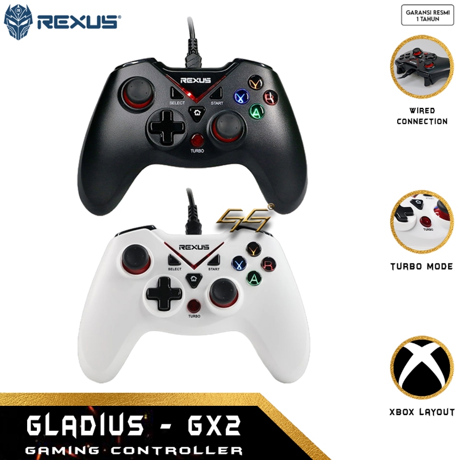 Rexus Gladius GX2 GX-2 Gamepad Controller Joystick USB WINDOWS/ANDROID/PS3