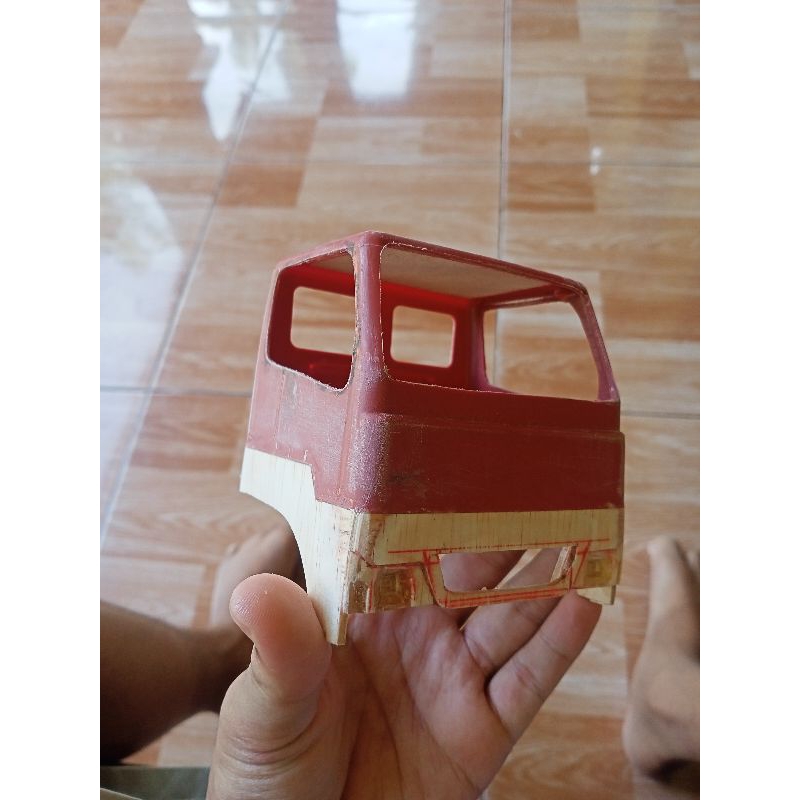 kabin miniatur truk plastik
