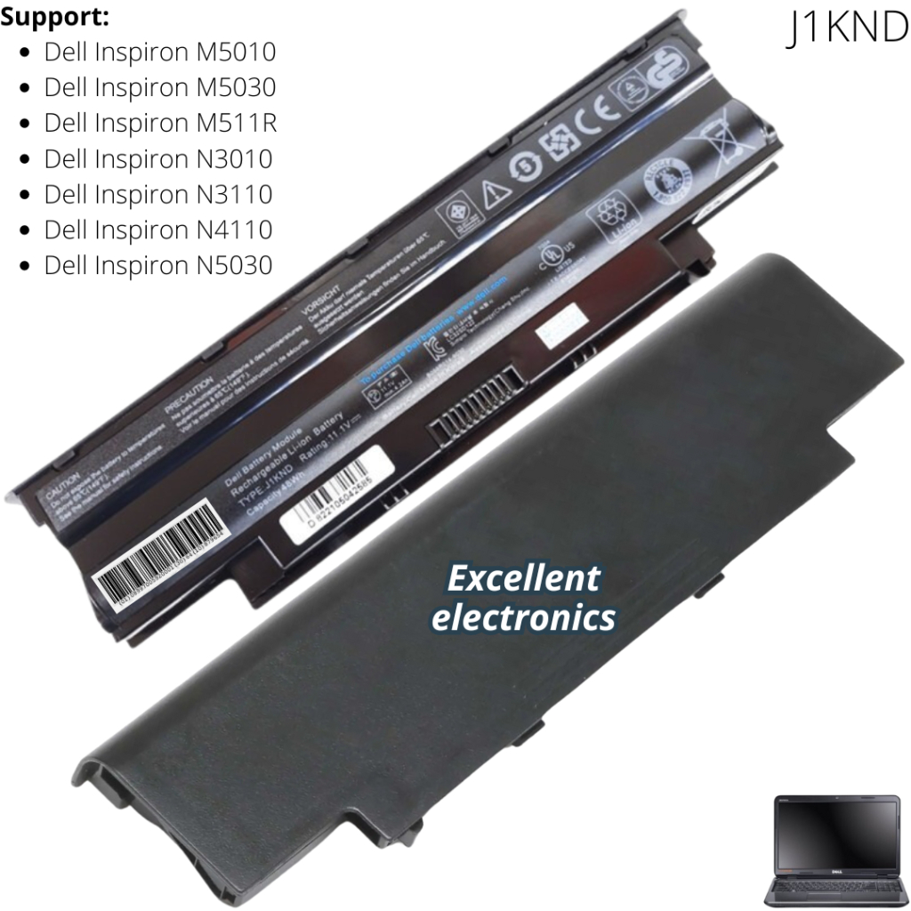 Baterai Dell Inspiron N3010, Baterai Dell N3010, Baterai Dell Inspiron N4110, Baterai Dell N4110, Ba