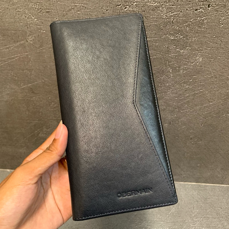Dompet Panjang Kulit Cowok Pria Obermain 100% Asli Original