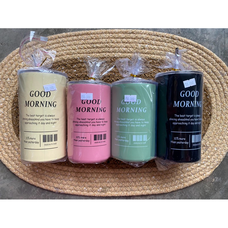 Tumbler Coffee Americano 500ml FREE Sedotan