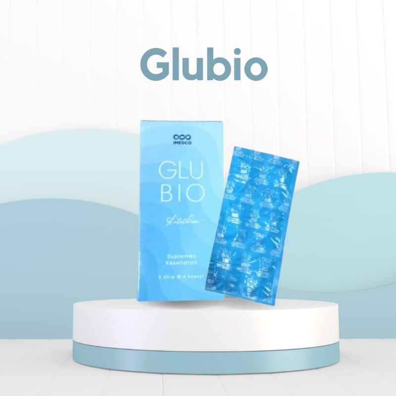 Suplemen Vitamin Glutathion Glubio kapsul whitening BPOM