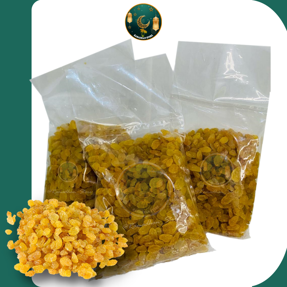 

Kismis KECIL MANIS SEGAR [500GR]| Kismis kecil kuning manis premium
