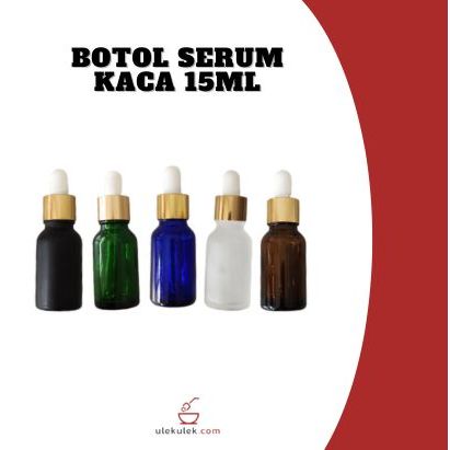 15Ml Botol Serum Kaca / Botol Pipet Kaca