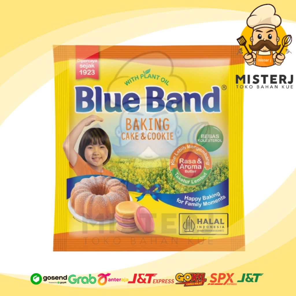 

Blue Band Cake And Cookies 200gr EXP 03-2026 | Margarine Blue Band Cake And Cookies | Blueband Cake And Cookies