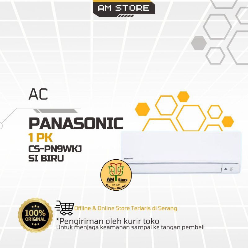 AC PANASONIC 1PK | CS-PN9WKJ SI BIRU