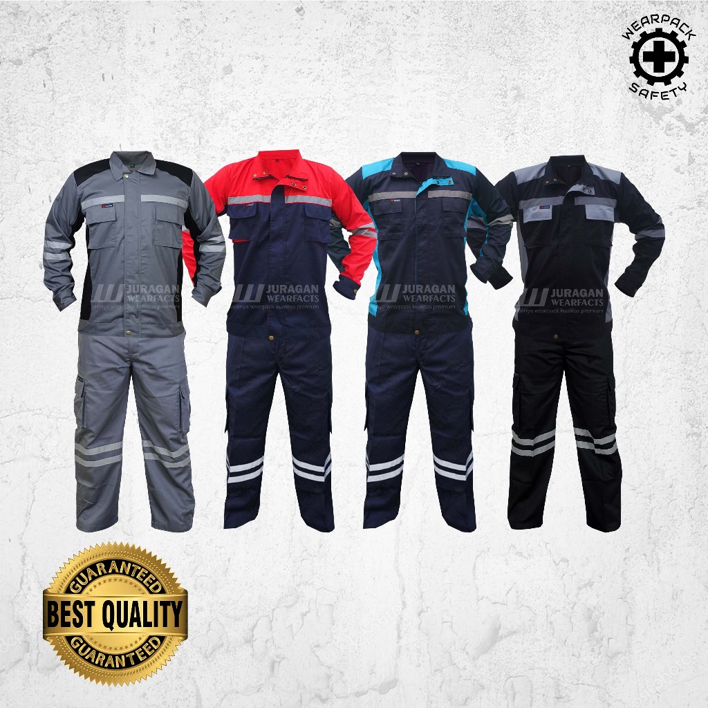 Wearpack Safety Setelan / Baju Wearpack Safety Setelan / Wearpack Kerja Set