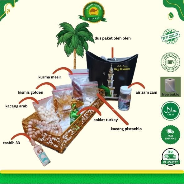 

Paket Oleh Oleh Haji Dan Umroh Paket Dus teng-teng/paket Dus Tali Paket Coklat Tasbih 33