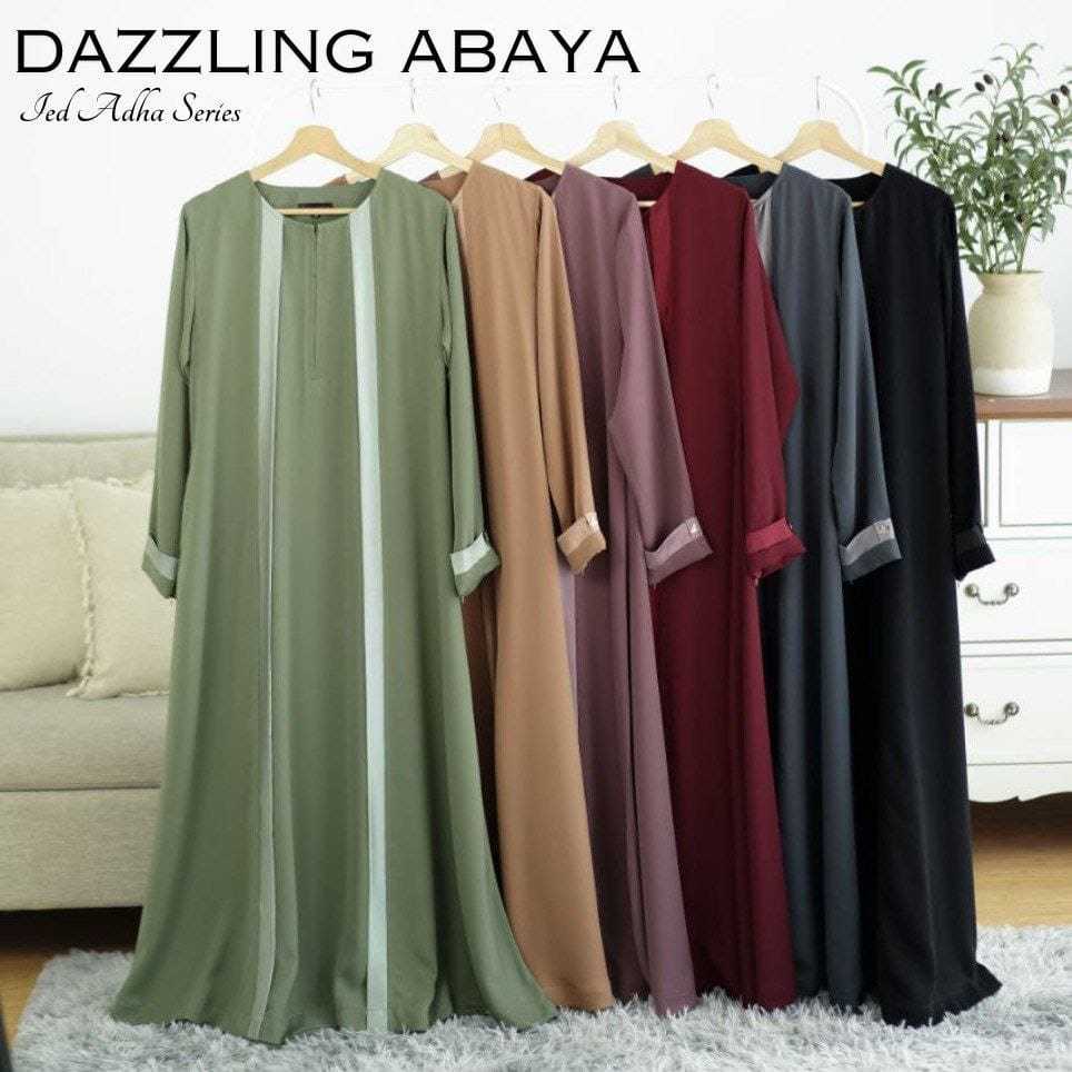 Abaya Dazzling Al Arabian/gamis lebaran/gamis al arabian/gamis umroh