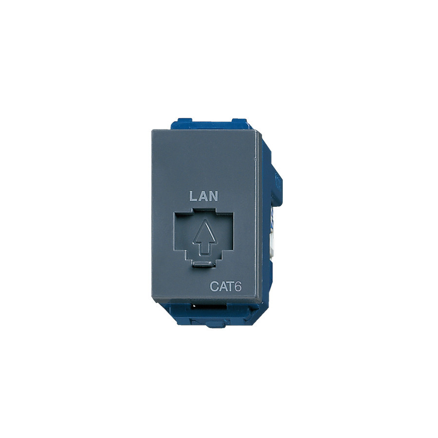 Outlet Data Cat6 / Stopkontak Data Cat 6 Panasonic WEJ 24886 H Hitam