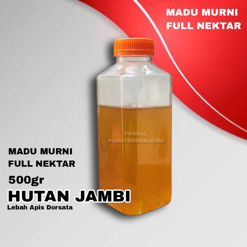 

Madu Murni HUTAN JAMBI Lebah Apis Dorsata 500gr FULL NEKTAR istimewa berkualitas