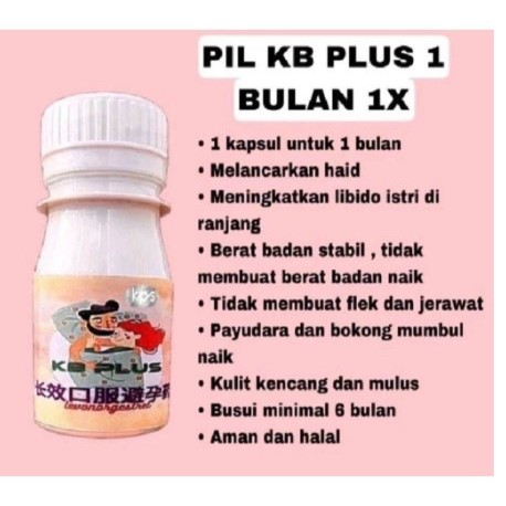 Kps kb plus super melancarkan haid anti gendut dan anti flek