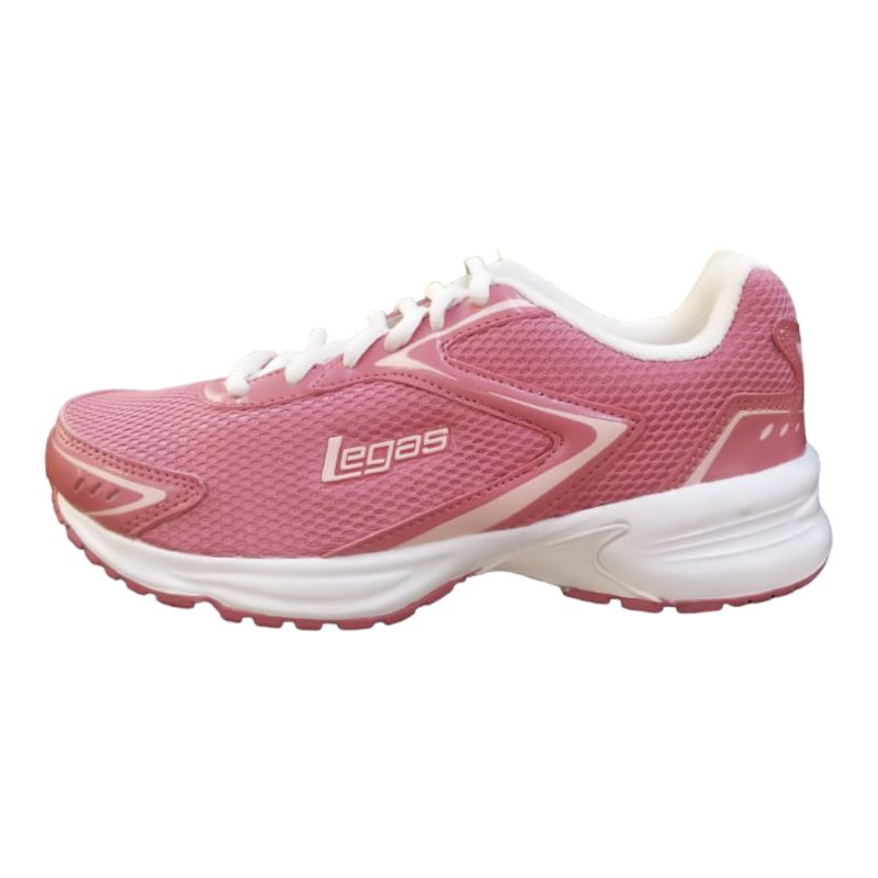 Sepatu League Legas Corona LA W Pink Running Shoes Cewe Sneakers Wanita Pink Putih Original Murah