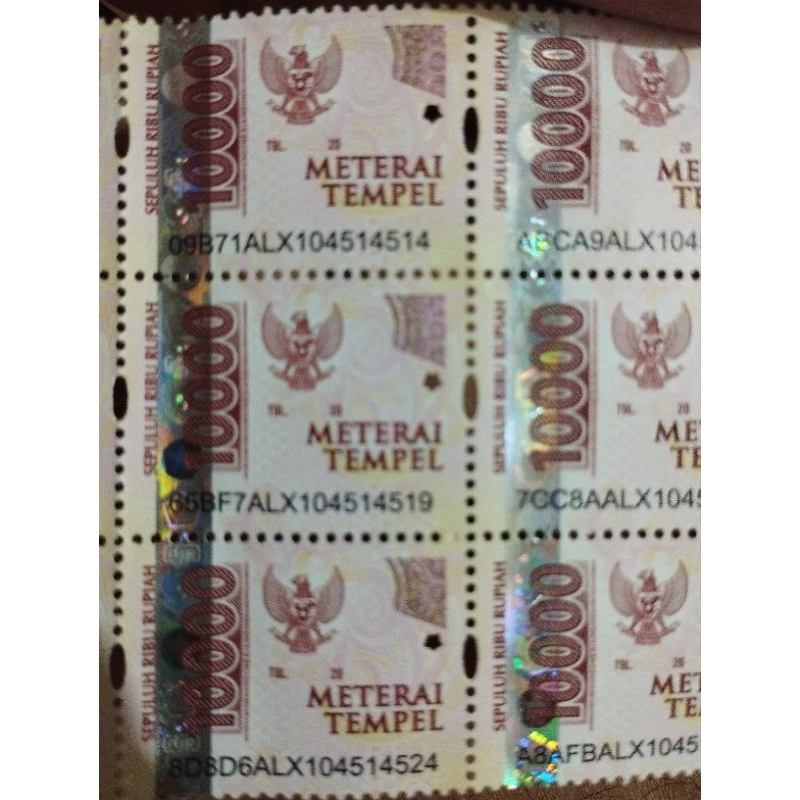 

meterai 10000 original