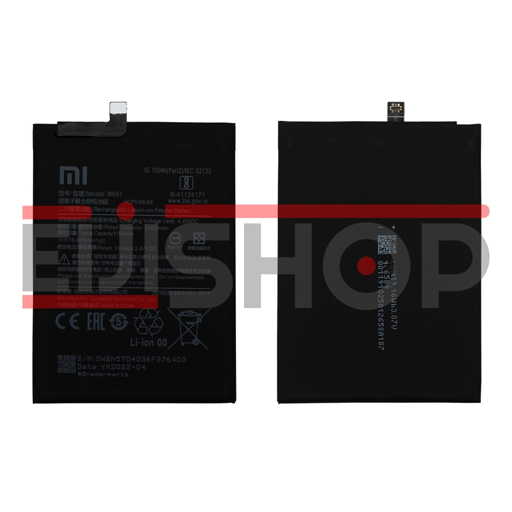 BATERAI XIAOMI POCO X3/X3 pro bn 57 ORI 100 OEM