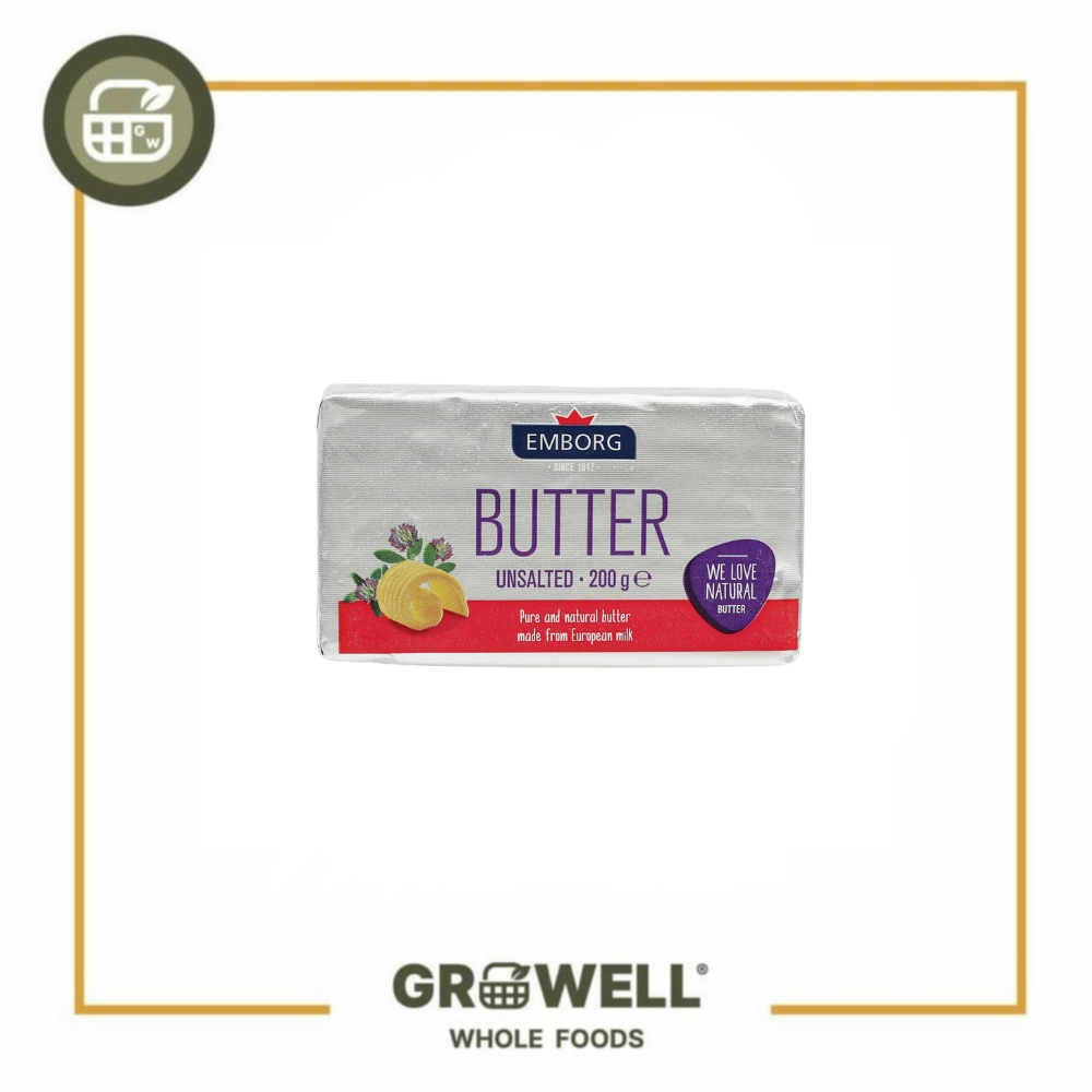 

EMBORG BUTTER UNSALTED 200GR