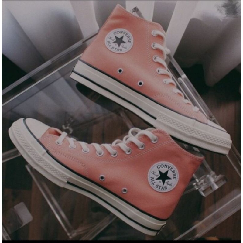 Sepatu Sneakers Wanita Trendy Converse9 All Star Pink Klasik Tinggi Premium