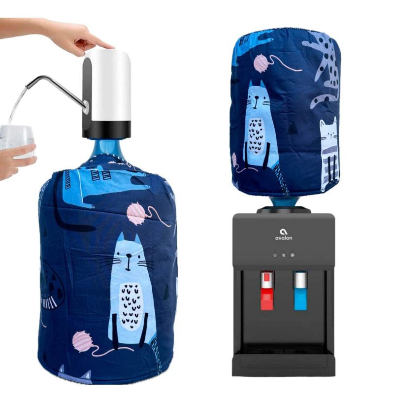 SARUNG GALON Alas Galon AESTHETIC  2 Fungsi COVER GALON  KAIN PENUTUP GALON Dispenser AIR MINUM
