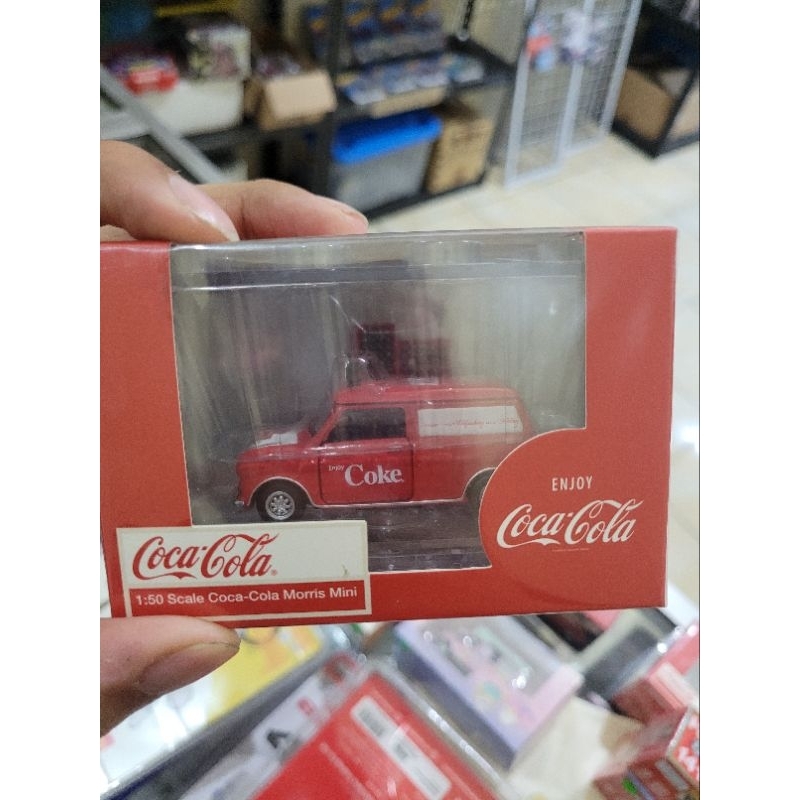 tiny diecast coca-cola morris mini