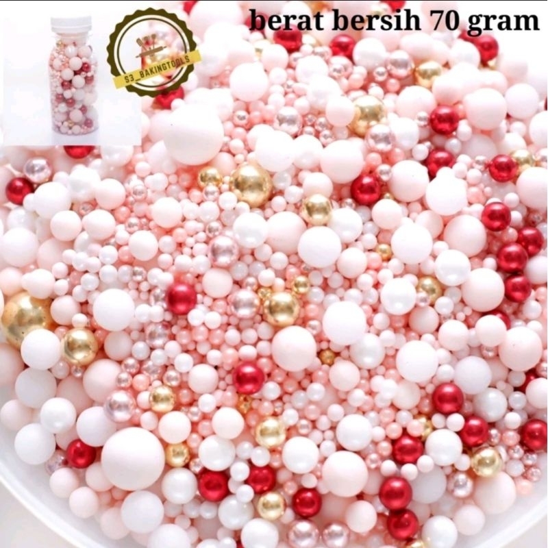 

Sugar sprinkle classy, berat bersih 70 gr