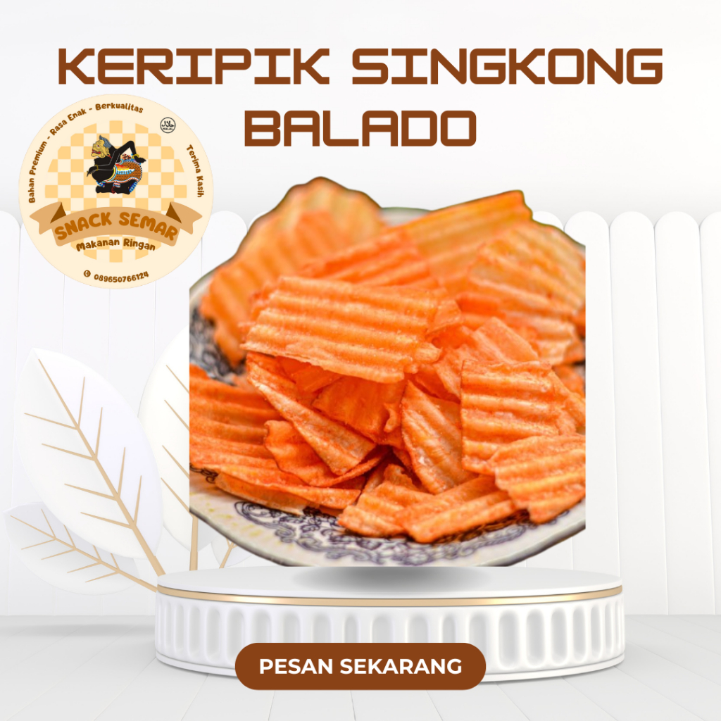

Keripik Singkong Balado Makanan Ringan