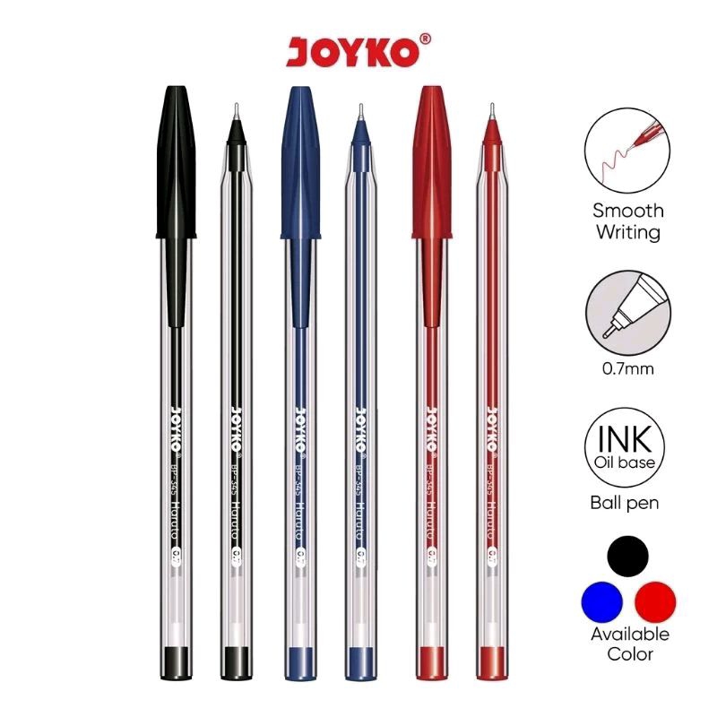 

( PER PCS ) Joyko Pulpen Ball Pen BP-345 Haruto 0,7mm