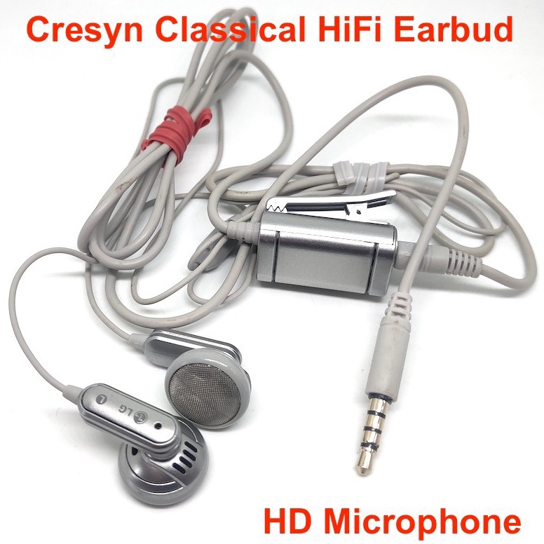 Siap Kirim Classical HiFi Earbud LG Headset With HD Microphone Made By Cresyn