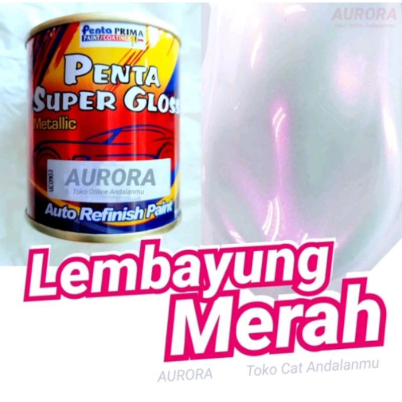 Cat Lembayung Merah Penta Super Gloss 5461-00008 Mutiara Merah