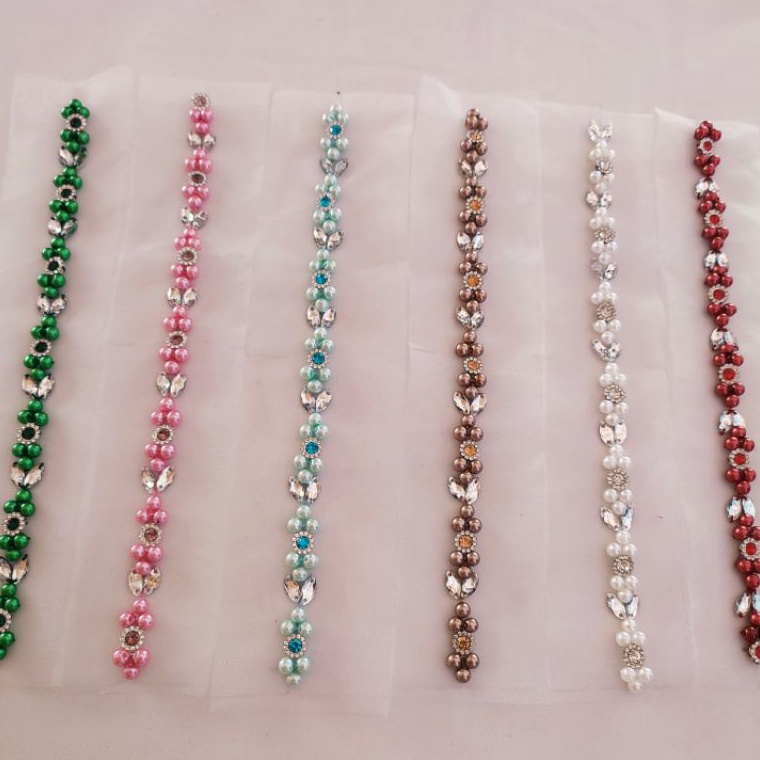 MURAH BANGET payet rangkai mutiara sintetis beratpayet rangkai diamon resinmote cangkang ss sewarosk