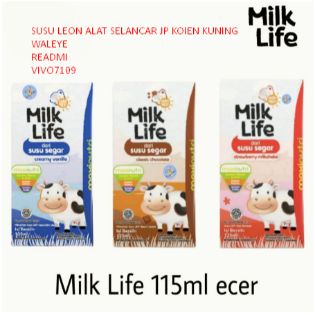 

( 1 )Milk Life Mini Susu UHT -Netto 115ml